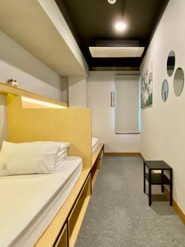Cama o camas de una habitación en Elephant Hostel Nampo