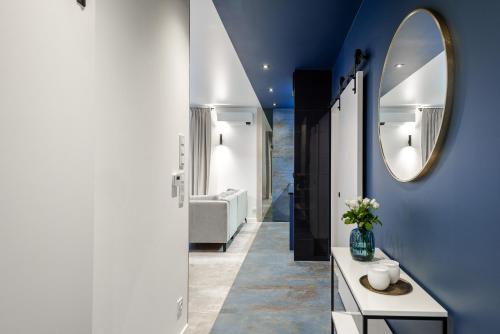 Koupelna v ubytování Apartament Blue Moon