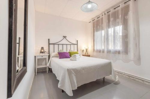 Säng eller sängar i ett rum på Casa rural Villa Pilar