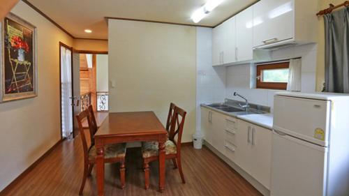 Kuhinja oz. manjša kuhinja v nastanitvi Chalet Resort