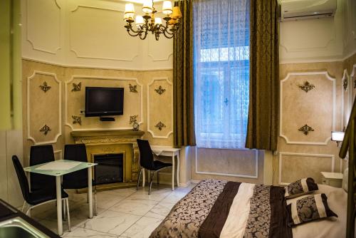 Гостиная зона в Exclusive Apartmanok Szeged