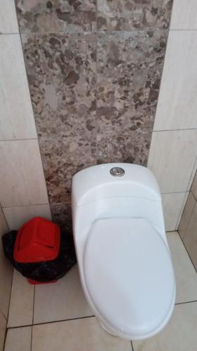 Ένα μπάνιο στο Hostel Home Trotamundos