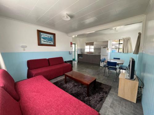 Kuchyň nebo kuchyňský kout v ubytování Bings Motel