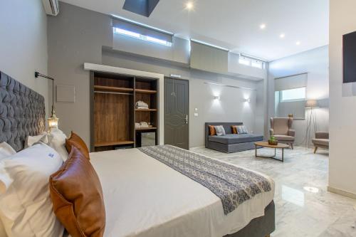 Cama o camas de una habitación en Minaret Suites and Apartments