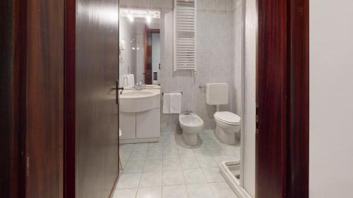 Koupelna v ubytování Hotel Zunino