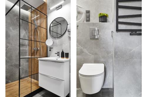 Kúpeľňa v ubytovaní HOUSEHOST Apartment :Miodowa 42/4a