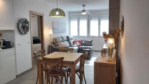 Kuchyň nebo kuchyňský kout v ubytování Del Parque Flats Soho Barroso