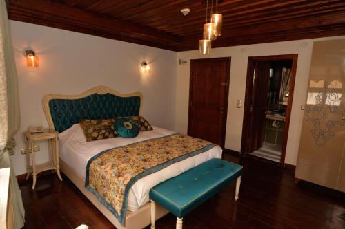 Katil atau katil-katil dalam bilik di Arasta Konak Otel