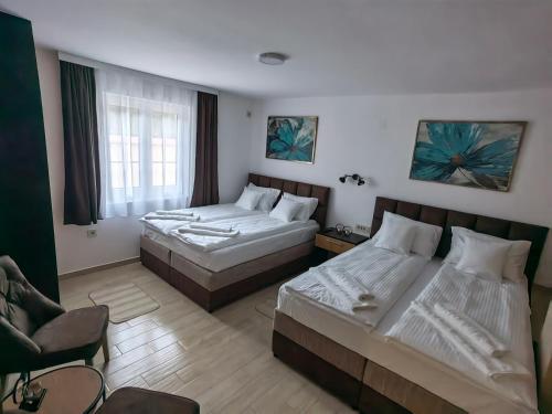Ένα ή περισσότερα κρεβάτια σε δωμάτιο στο Kumov konak