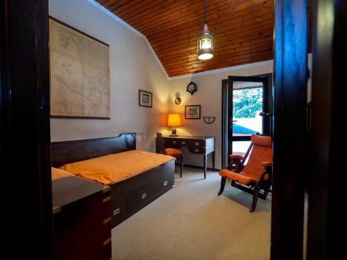 A bed or beds in a room at Villa Cenerentola Malpensa