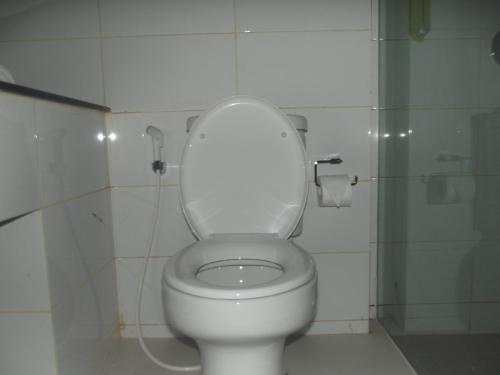 Koupelna v ubytování L Bajo Hotel