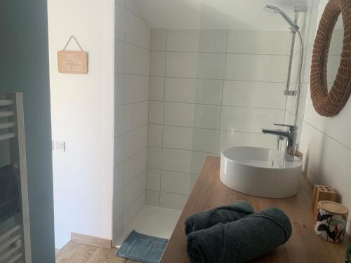 Gite BamBou avec piscineにあるバスルーム