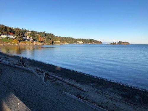 a view of a large body of water at Bright private suite near Departure Bay beach in Nanaimo