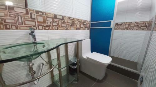 Kupatilo u objektu Hotel Monte Roraima