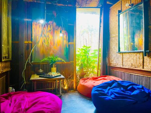 Zona de estar de Under The Coconut Tree Hoi An Homestay