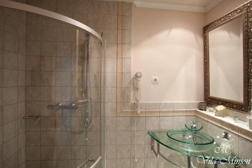 Koupelna v ubytování Luxury Rooms Minjon