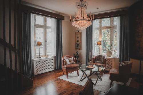 Posezení v ubytování Mojo Hotell