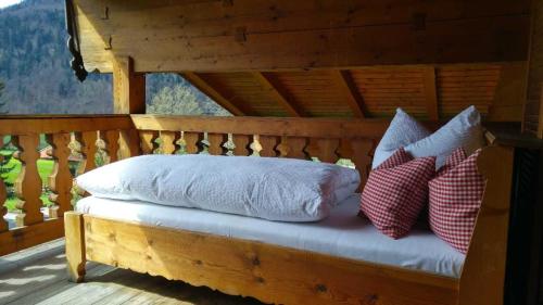 Cama ou camas em um quarto em Sunnleitn - Vogelsang