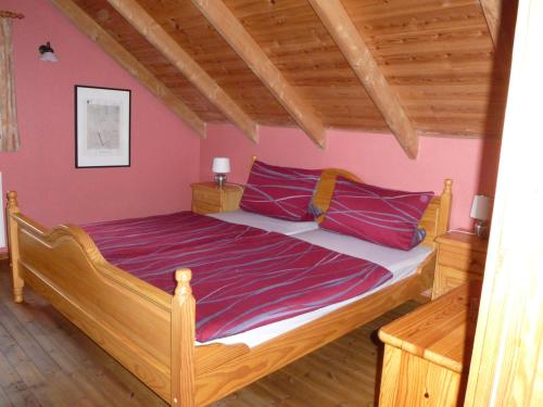 Postel nebo postele na pokoji v ubytování Haus Peenehagen