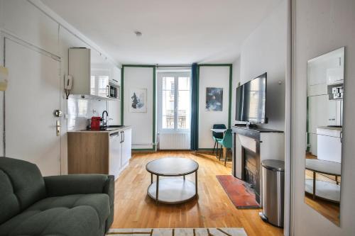 Kuchyňa alebo kuchynka v ubytovaní 21#Studio 2Pers#Sèvres-Lecourbe#Necker