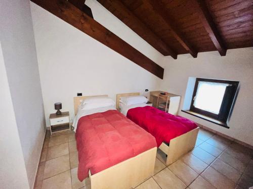 Katil atau katil-katil dalam bilik di Al Cacciatore
