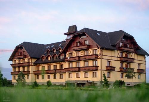 Das Gebäude in dem sich das Aparthotel befindet