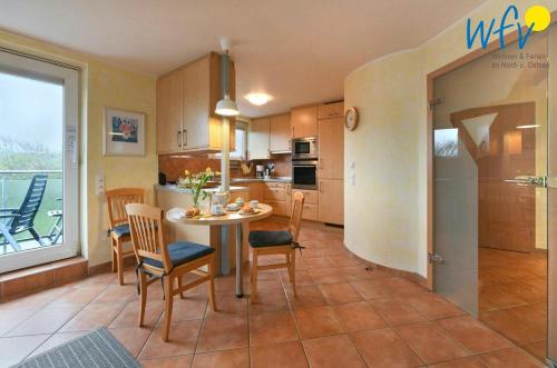 Kuchyň nebo kuchyňský kout v ubytování Maisonette-Wohnungen am Steingarten - Ferienwohnung 2