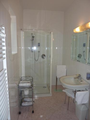 Koupelna v ubytování Hotel Zima
