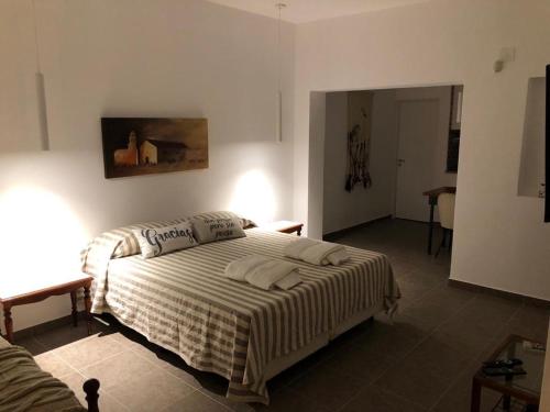 1 dormitorio con 1 cama grande en una habitación en PuntoPeru en Yerba Buena