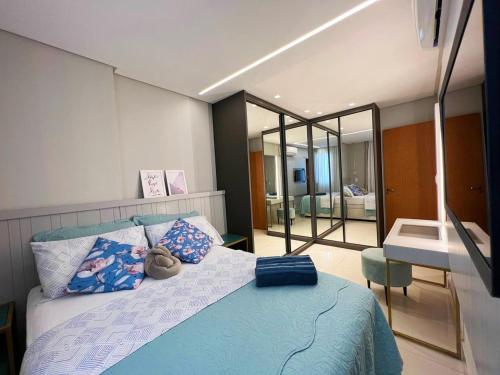 En eller flere senge i et værelse på ITAPARICA SALINAS EXCLUSIVE