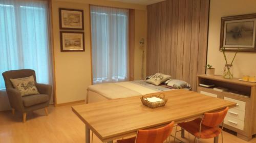 Χώρος καθιστικού στο Loft Plaza Mayor