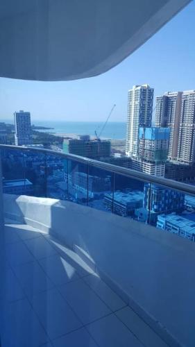 a view of a city from the top of a building at THE WAVE 3 ROOMS & 2 BATH CONDO - Near JONKER in Melaka