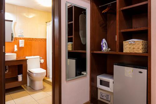 Koupelna v ubytování Hotel Cantera Rosa
