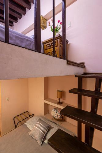 Postel nebo postele na pokoji v ubytování Hotel Cantera Rosa