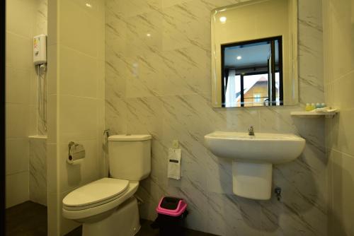 Bathroom sa เขาค้อคริสตัลวิว,Khao kho Crystal View