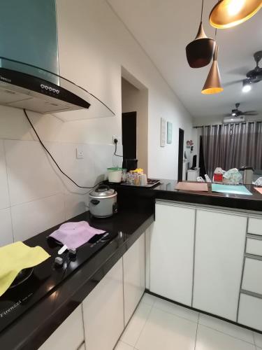 Kuchyň nebo kuchyňský kout v ubytování Ijanina Homestay