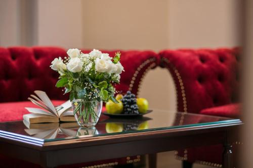 Χώρος καθιστικού στο Flora Centre Hotel & Spa