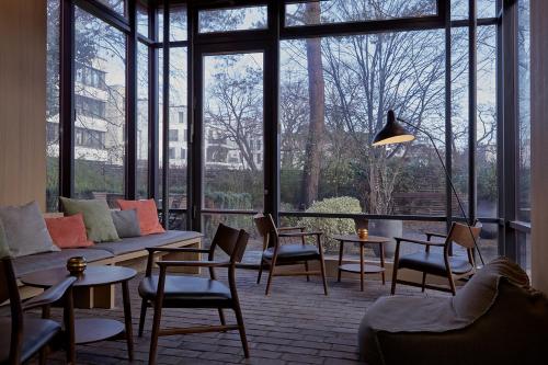 Χώρος καθιστικού στο Wedina Serviced Apartments