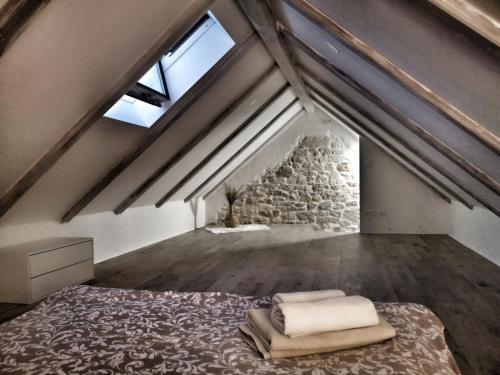 Posteľ alebo postele v izbe v ubytovaní Holiday home in Selca with terrace, air conditioning, WiFi, washing machine 5094-1