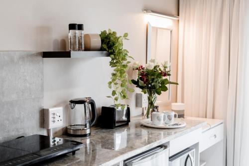 Η κουζίνα ή μικρή κουζίνα στο Wagtails Guest House