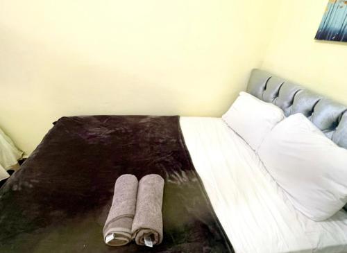 Katil atau katil-katil dalam bilik di Hotel María Bonita Higüey, Apartments