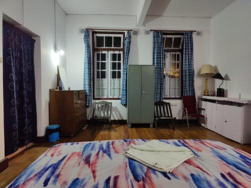 Rani Kothi Heritage Residencyにあるベッド