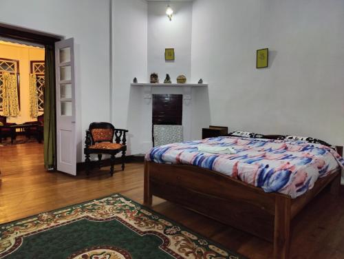 Rani Kothi Heritage Residencyにあるベッド