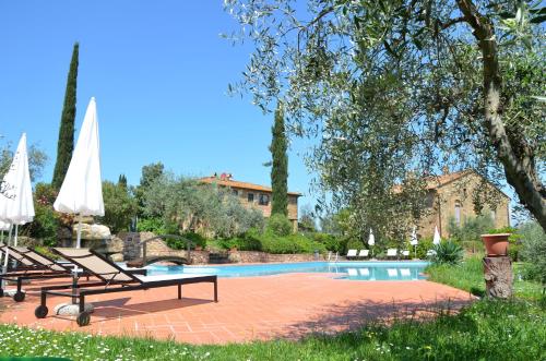 Kolam renang di atau dekat dengan Agriturismo Rigone in Chianti