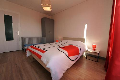 Postel nebo postele na pokoji v ubytování Gîte L'écureuil