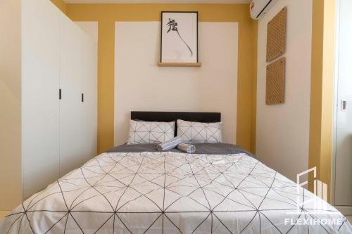 KLIA-KLIA 2, Comfy Studio, Horizon Suites Sepang-Dengkil by Flexihome-MYにあるベッド