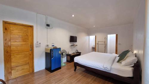 เตียงในห้องที่ โอลด์ทาวน์ บูติค เฮาส์ สุโขทัย