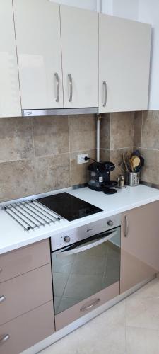 Η κουζίνα ή μικρή κουζίνα στο DUPLEX BELLE VIEW SINAIA-free parking
