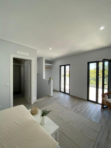 Ένα ή περισσότερα κρεβάτια σε δωμάτιο στο Apartment T2 Olhão