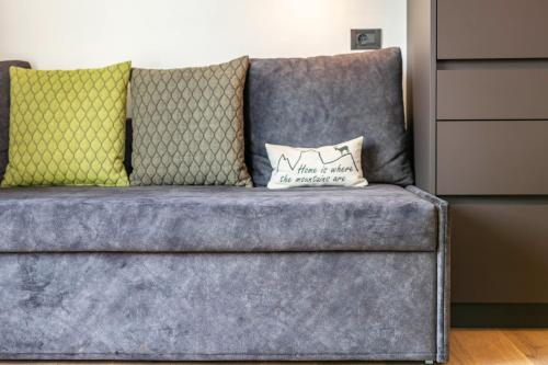 Χώρος καθιστικού στο Apartment Saslonch Stlarida